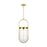 Visual Comfort Studio Blaine 1-Lt Large Pendant, Burnished/Clear - CP1361BBS