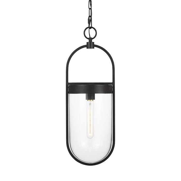 Visual Comfort Studio Blaine 1 Light Small Pendant, Aged Iron/Clear