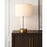 Visual Comfort Studio Garrett 1 Light Table Lamp, Brass/White Linen