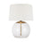 Visual Comfort Studio Atlantic 1-Lt Table Lamp, Brass/White Linen