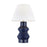 Visual Comfort Studio Abaco Large Table Lamp, Indigo/WH Linen