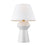 Visual Comfort Studio Abaco 1 Light Inverted Table Lamp, White