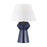 Visual Comfort Studio Abaco 1-Lt Inverted Table Lamp, Indigo/WH - CT1061INDPN1