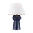 Visual Comfort Studio Abaco 1-Lt Inverted Table Lamp, Indigo/WH