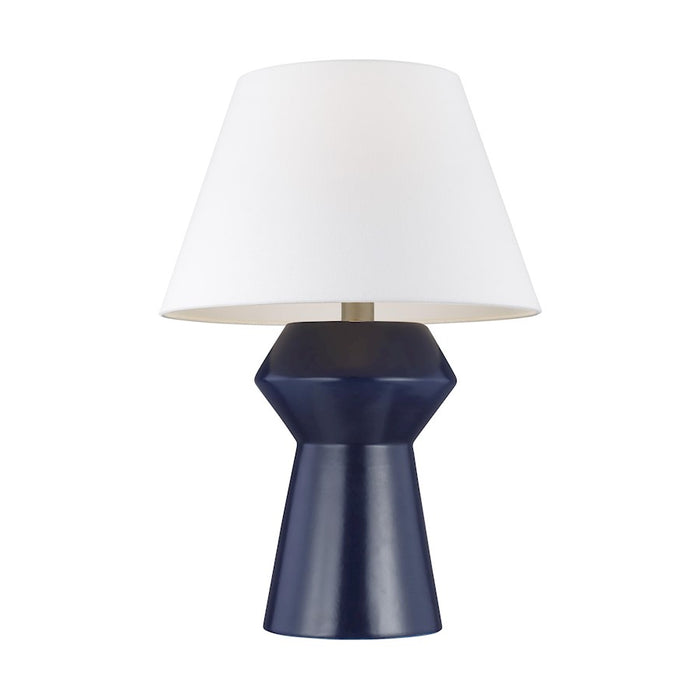 Visual Comfort Studio Abaco 1-Lt Inverted Table Lamp, Indigo/WH