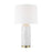 Visual Comfort Studio Morada 1-Lt Med Table Lamp, Arctic WH/WH - CT1071ARC1