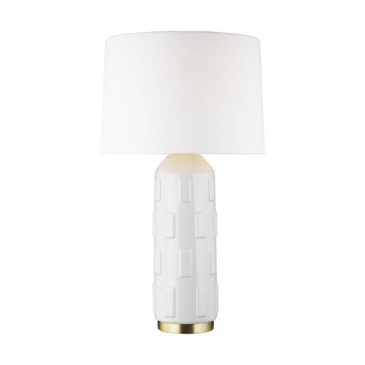 Visual Comfort Studio Morada 1-Lt Large Table Lamp, Arctic WH/WH - CT1081ARC1