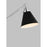 Visual Comfort Studio Wellfleet 1-Lt Cone Desk Lamp, Black/Nickel