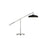 Visual Comfort Studio Wellfleet 1-Lt Wide Desk Lamp, Black/Nickel