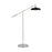 Visual Comfort Studio Wellfleet 1-Lt Wide Floor Lamp, BK/Nickel - CT1141MBKPN1