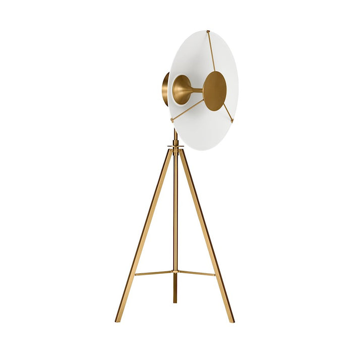 Visual Comfort Studio Ultra-Lt 1-Lt Floor Lamp, Burnished/Frost