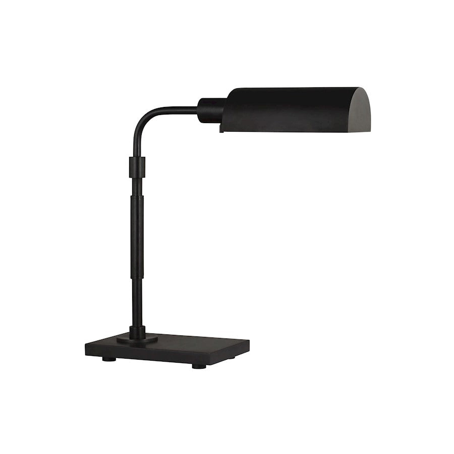 Visual Comfort Studio Kenyon 1 Light Task Table Lamp, Aged Iron - CT1171AI1