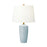 Visual Comfort Studio Wavel/1-Lt Table Lamp, Frost Anglia/WH Linen - CT1201FRA1