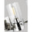 Visual Comfort Studio Garrett 3 Light Vanity, Polished Nickel/Clear