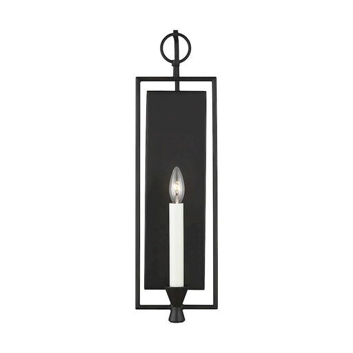 Visual Comfort Studio Keystone 1 Light Sconce, Aged Iron - CW1021AI