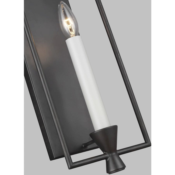 Visual Comfort Studio Keystone 1 Light Sconce, Aged Iron