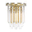 Visual Comfort Studio Arden 1 Light Sconce, Burnished Brass/Clear - CW1061BBS