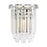 Visual Comfort Studio Arden 1 Light Sconce, Polished Nickel/Clear - CW1061PN