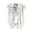 Visual Comfort Studio Arden 1 Light Sconce, Polished Nickel/Clear