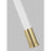 Visual Comfort Studio Hanover 1-Lt Sconce, Burnished/White Linen