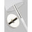 Visual Comfort Studio Hanover 1-Lt Sconce, Pol Nickel/White Linen