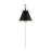 Visual Comfort Studio 1121 Wellfleet 1-Lt Single Arm Sconce, BK/NK