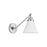 Visual Comfort Studio 1121 Wellfleet 1-Lt Single Arm Sconce, WH/NK