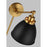 Visual Comfort Studio 1131 Wellfleet Single Arm Sconce, BK/BS