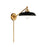 Visual Comfort Studio 1141 Wellfleet Single Arm Sconce, BK/BS