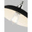 Visual Comfort Studio 1141 Wellfleet 1-Lt Single Arm Sconce, BK/NK