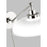 Visual Comfort Studio 1141 Wellfleet 1-Lt Single Arm Sconce, WH/NK