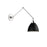 Visual Comfort Studio 1161 Wellfleet 1-Lt Double Arm Sconce, BK/NK