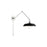 Visual Comfort Studio 1171 Wellfleet 1-Lt Double Arm Sconce, BK/NK