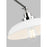 Visual Comfort Studio 1171 Wellfleet 1-Lt Double Arm Sconce, WH/NK