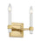 Visual Comfort Studio Marston 2-Lt Double Sconce, Burnished