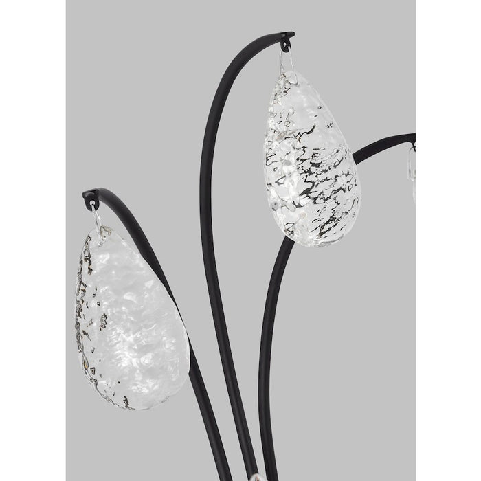 Visual Comfort Studio Shannon 2 Light Large Sconce, Iron/Crystal