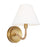 Visual Comfort Studio Laguna 1Lt Wall Sconce, Brass/White Linen