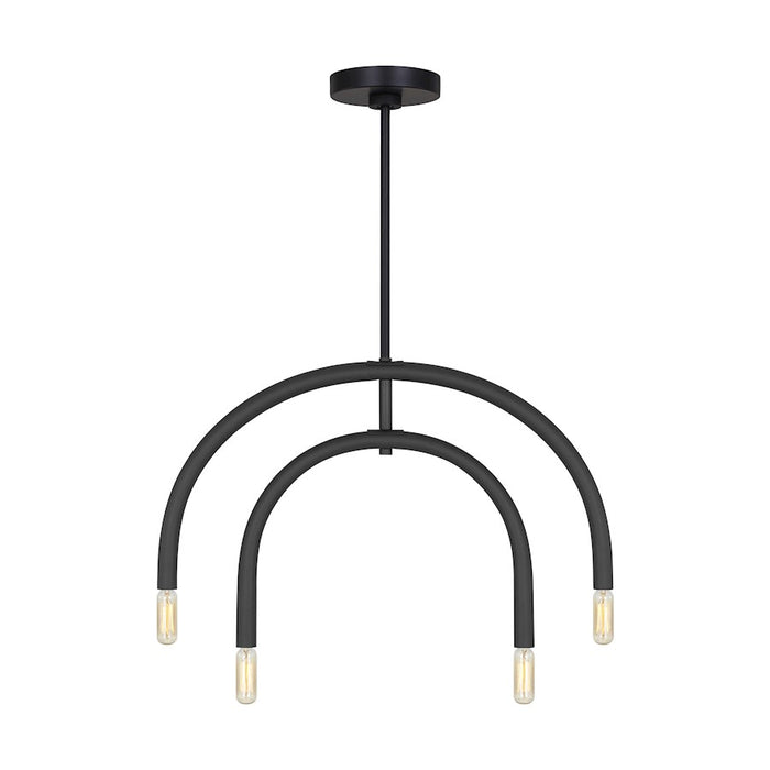 Visual Comfort Studio Hadden 4 Light Med Chandelier, Midnight - DJC1114MBK