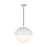 Visual Comfort Studio Hyde 1 Light Medium Pendant, Matte White/Opal - DJP1031MWT