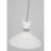 Visual Comfort Studio Belcarra 1-Lt Med Pendant, Steel/Etched White