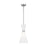 Visual Comfort Studio Belcarra 1-Lt SM Pendant, Steel/Etched White - DJP1101BS