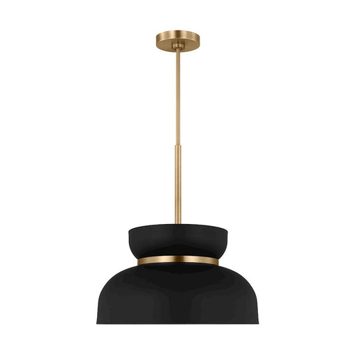 Visual Comfort Studio Pemberton 1 Light Med Pendant, Midnight - DJP1111SBMBK