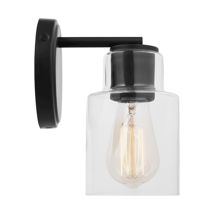 Visual Comfort Studio Sayward 1 Light Small Sconce, Midnight/Clear