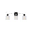 Visual Comfort Studio Sayward 3 Light Bath, Midnight Black/Clear - DJV1003MBK