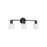 Visual Comfort Studio Sayward 3 Light Bath, Midnight Black/Clear