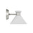 Visual Comfort Studio Belcarra 1-Lt Small Sconce, Steel/Etched White