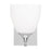 Visual Comfort Studio Toffino 1 Light Small Sconce, Chrome/Milk - DJV1021CH