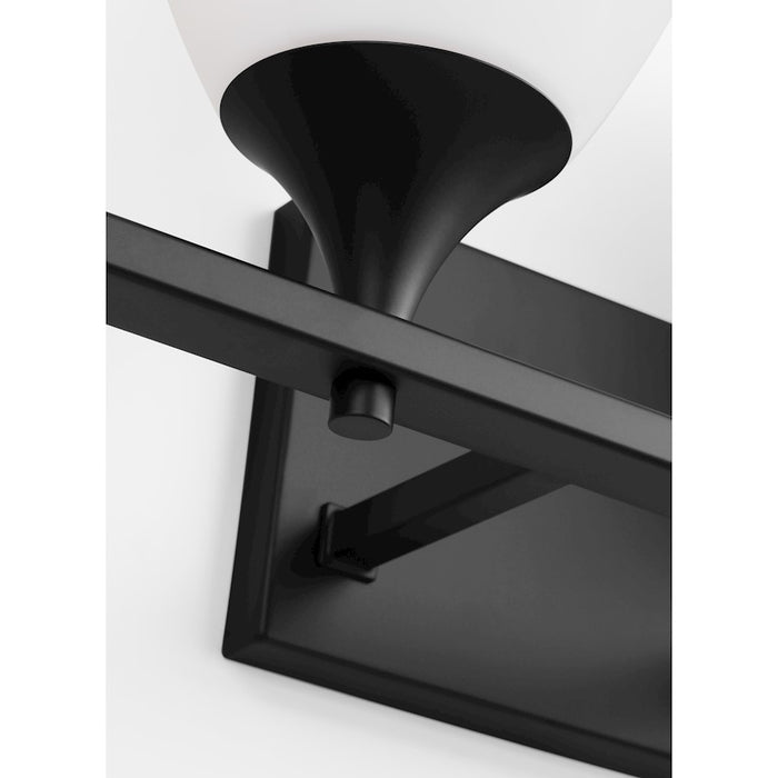 Visual Comfort Studio Toffino 4 Light Bath, Midnight Black/Milk