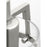 Visual Comfort Studio Crofton 1-Lt Small Sconce, Brushed Steel/Clear