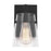 Visual Comfort Studio Crofton 1 Light Small Sconce, Midnight/Clear - DJV1031MBK